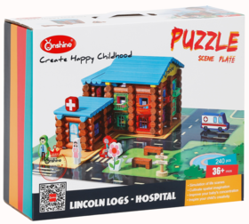 优贝 240pcs林肯蓝色医院  TNWX-8106