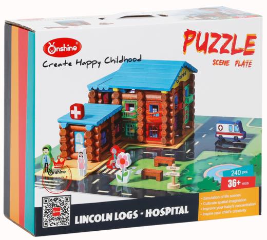 优贝 240pcs林肯蓝色医院  TNWX-8106 商品图0