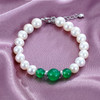 子佩集珍珠手链【ZSL029】绿玛瑙2201 商品缩略图0