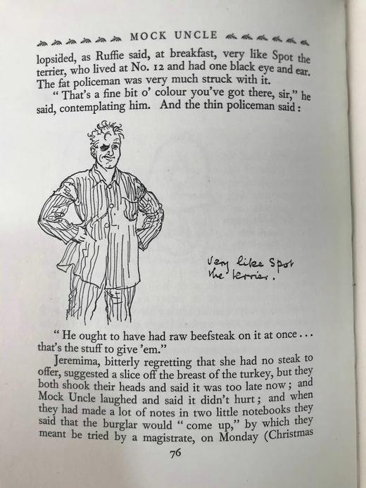 1932年 布伦达·斯彭德《假叔叔》 36幅插图 布面精装32开 商品图12