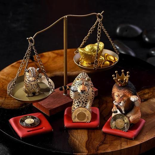 蓝璞丹盲盒系列 Animal life 野生招财大猫3个装（赠送限定虎年钥匙扣） 商品图1