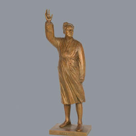 宇达青铜摆件 孙绍群作品《万里长江1963》艺术装饰摆件  高59cm