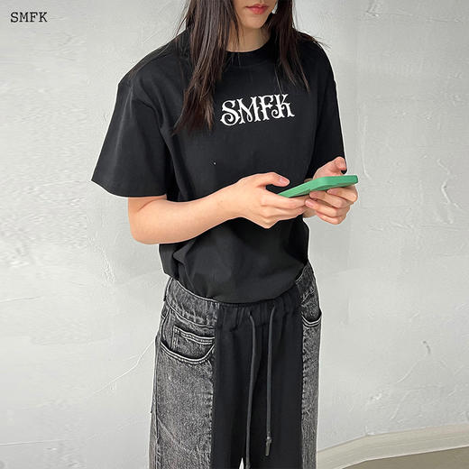 预售|SMFK Branding Tee 午夜黑 CT001B+.潮快闪[福利品] 商品图3
