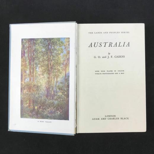 澳大利亚风物志 4幅彩色12幅黑白插图 精装32开 商品图2