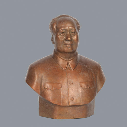 宇达青铜摆件 司徒杰作品《毛泽东半身像》限量9件 艺术装饰摆件 商品图0