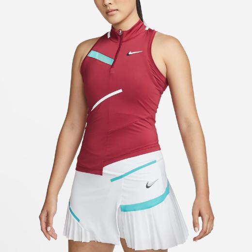 Nike 2022新款澳网 紧身不规则运动上衣背心/快干透气网球短裙 商品图0