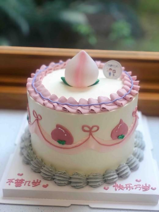 寿桃奶油蛋糕 下单前请仔细阅读商品详情 商品图1