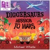 【中商原版】Diggersaurs Mission to Mars 忙碌的恐龙工程车 火星任务 英文原版 进口图书 儿童绘本 故事图画书 3-5岁 商品缩略图1