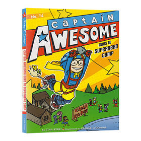 异能船长去露营 英文原版 Captain Awesome Goes to Superhero Camp 儿童初级章节小说 英雄主题小学英语课外阅读读物书籍