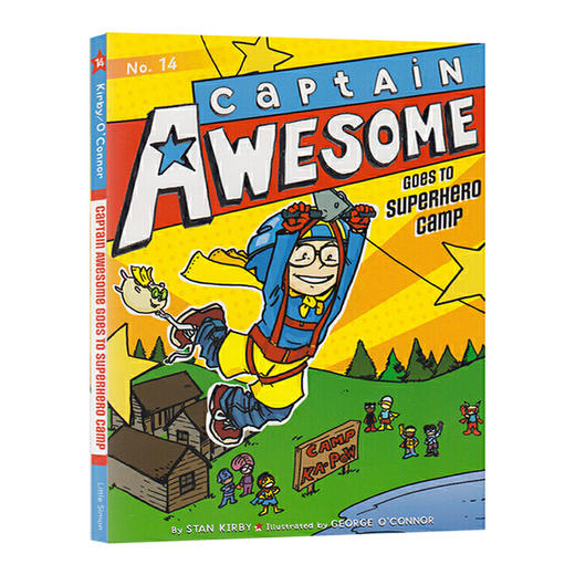 异能船长去露营 英文原版 Captain Awesome Goes to Superhero Camp 儿童初级章节小说 英雄主题小学英语课外阅读读物书籍 商品图0