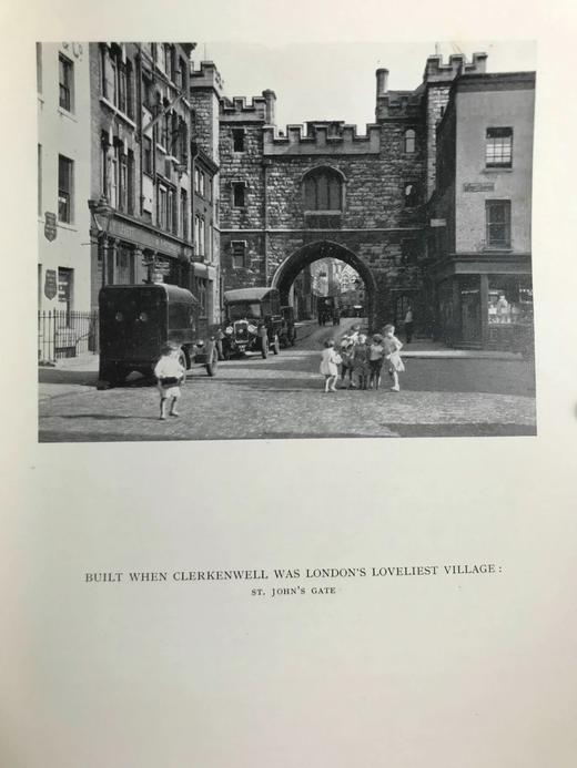 1935年 伦敦两千年 20幅插图 漆布精装32开 商品图7