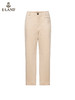 ELAND衣恋新款秋季简约宽松显瘦外穿白色休闲裤直筒裤女 商品缩略图2