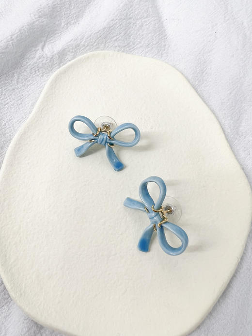 北京仓丨ANDRES GALLARDO-Bow-蝴蝶结 耳钉［西班牙设计师］ 商品图6