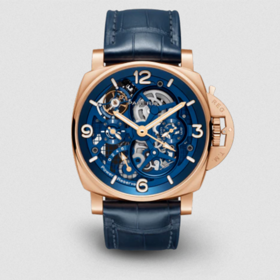 沛纳海 Luminor庐米诺 Tourbillon GMT Goldtech™腕表 - 47毫米 PAM01060