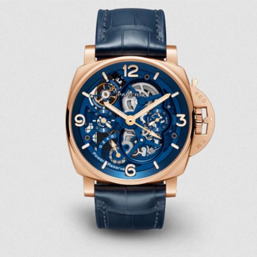 沛纳海 Luminor庐米诺 Tourbillon GMT Goldtech™腕表 - 47毫米 PAM01060 商品图0
