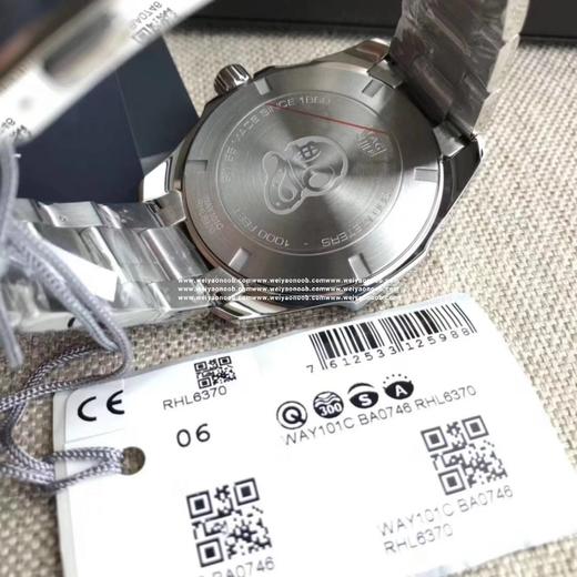 原单！   保真！新款到货！Original Tagheuer,泰格豪雅竞潜系列石英表！~43mm表径，蓝宝石镜面，超强夜光指针，原装机芯，支持拆机验货，超高难度精钢拉丝工艺无法仿制，一表一码配吊牌 商品图6