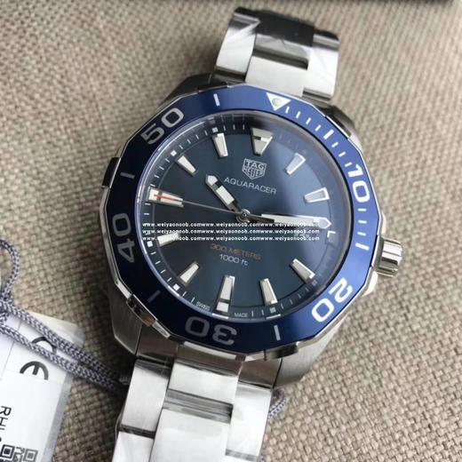 原单！   保真！新款到货！Original Tagheuer,泰格豪雅竞潜系列石英表！~43mm表径，蓝宝石镜面，超强夜光指针，原装机芯，支持拆机验货，超高难度精钢拉丝工艺无法仿制，一表一码配吊牌 商品图3
