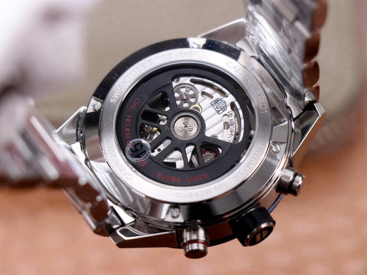 XF泰格hao雅卡莱拉全新蓝面，限量发售200枚。表径43mm，精钢表带，男士手表，自动机械机芯，透底 商品图3