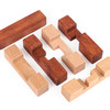 米米智玩斗木三杰孔明锁鲁班锁木质解锁益智榫卯儿童学生实木玩具 商品缩略图3