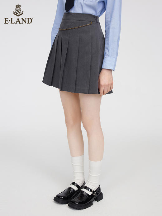 ELAND衣恋女团JK高腰短裙EEWHC11H4C 商品图2