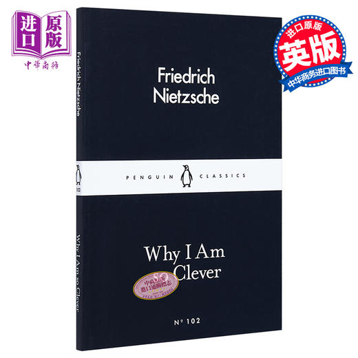 预售 【中商原版】LBS:  102 Why I Am so Clever 英文原版 小黑书: 102 尼采：为什么我那么聪明 Nietzsche 企鹅小黑书 经典名著 商品图0