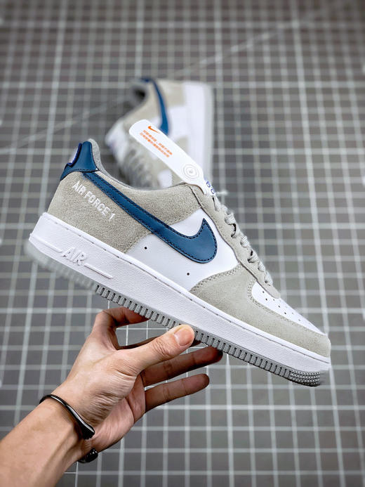 Air Force 1 Low 灰白蓝钩 商品图3