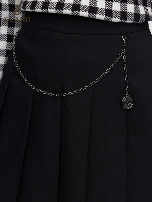 ELAND衣恋女团JK高腰短裙EEWHC11H4C 商品图3