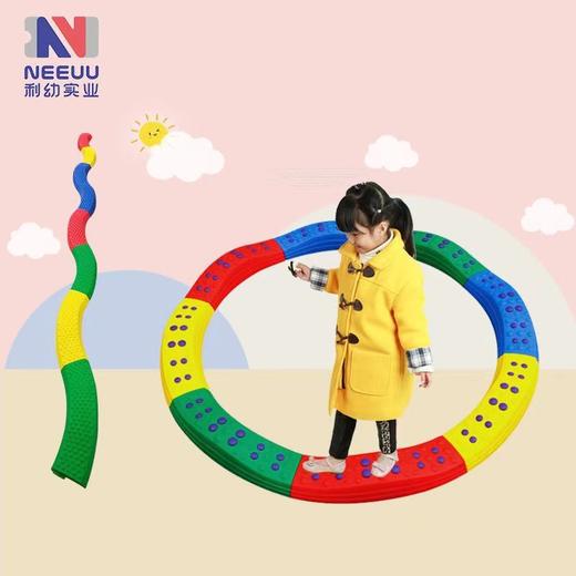 儿童玩具独木桥平衡木室内家用感统训练器材幼儿园脚踩触觉平衡板 商品图1