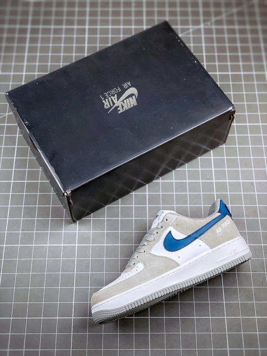 Air Force 1 Low 灰白蓝钩 商品图2