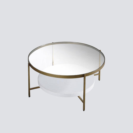 NS家居 nsfurniture进口钢化玻璃咖啡台/茶几NSCT-HEEL COFFEE TABLE 商品图0