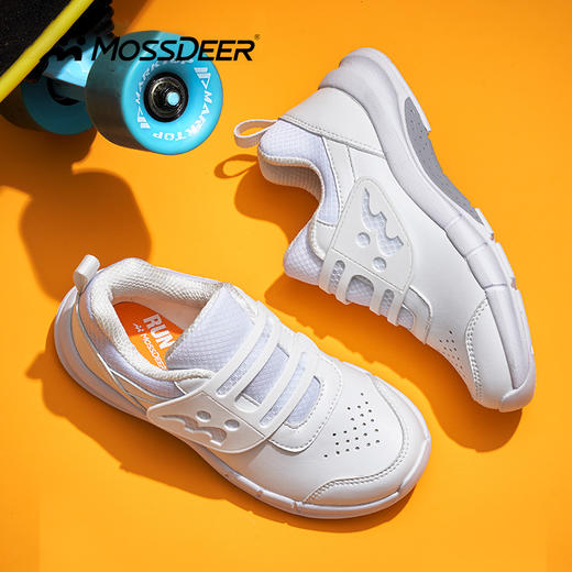 Mossdeer/摩斯迪儿 儿童跑鞋 小白鞋 男童女童 Dancer4004 商品图0