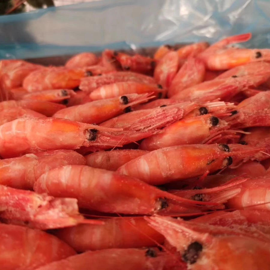 【下单后48小时左右发货】国王&美人鱼 头籽北极虾4斤装左右(80-100