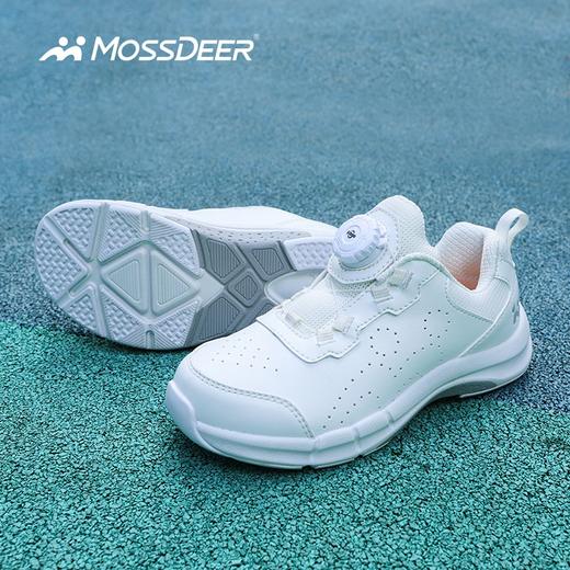 Mossdeer/摩斯迪儿 2022夏季新款儿童旋转扣小白鞋 Dancer4002 商品图1