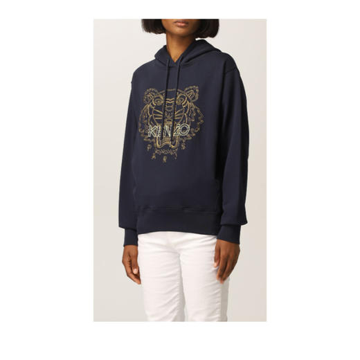 KENZO 高田贤三 经典大虎头 女士卫衣 藏蓝 FB62 SW871 4MX 76 商品图2