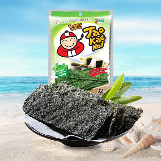 泰国老板仔番茄味/原味/海鲜味海苔32g 人气网红零食厚片海苔香脆可口 050779/052354/052138 商品图1