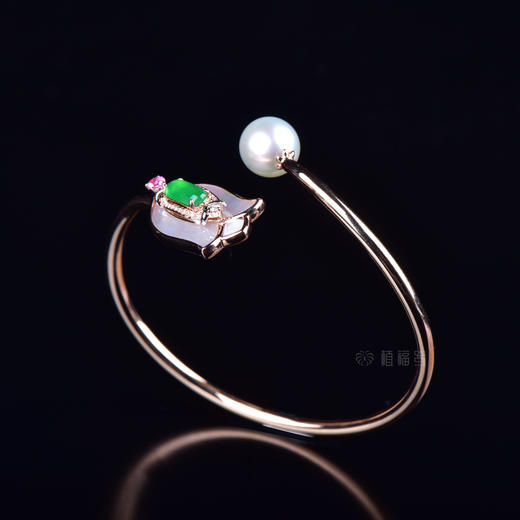 【幸福归来】铃兰花珍珠手镯-SZ12112081 商品图2