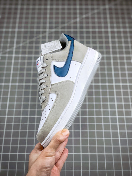 Air Force 1 Low 灰白蓝钩 商品图5