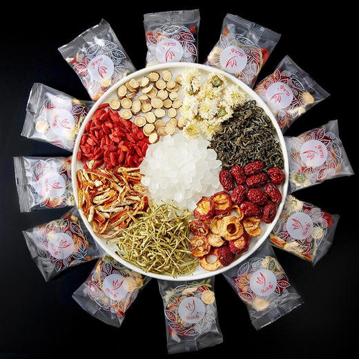 【合理配比 精挑细选】八宝茶120g*3袋 金银花 菊花 枸杞 红枣茶 组合 每袋内约10小包 花茶 水果 三炮台 忆江南 多宝茶 包邮 商品图4