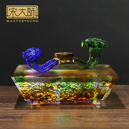 宋韶光大师吉祥物 精品如意 古法琉璃摆件礼品 商品图1
