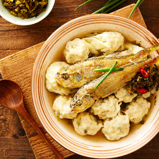 海鲜云吞系列 | 全鸭蛋通透薄皮久煮不烂 丰富营养原料不将就 鲜美本味 三种内馅可选 一口满足 商品图2