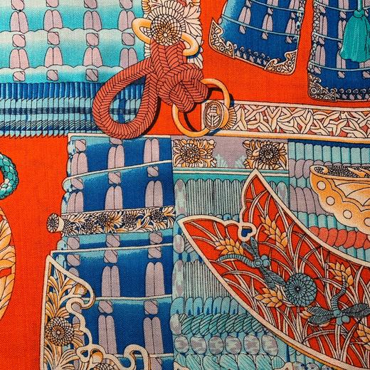 珍贝羊毛印花方巾W1981 商品图1