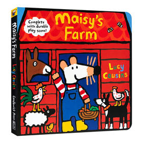 小鼠波波的农场 英文原版 Maisy's Farm 小鼠波波立体场景系列 儿童英语启蒙游戏操作玩具书 Lucy Cousins 英文版进口原版书籍