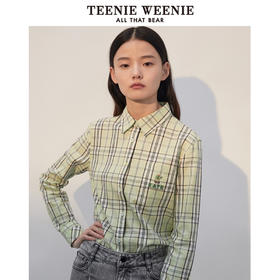 TeenieWeenie小熊格纹衬衫TTYC221101T
