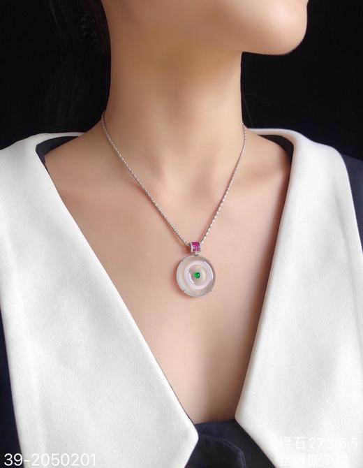 玻璃平安扣吊坠 58999【39-2050201】 商品图4