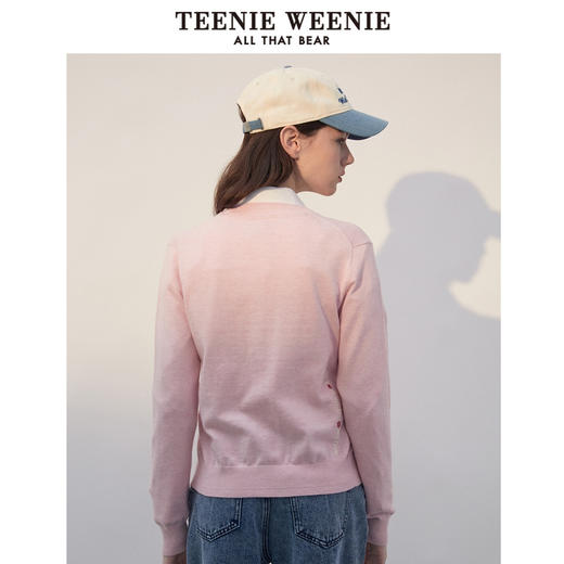 TeenieWeenie小熊卡通毛针织开衫TTCK221102T 商品图1