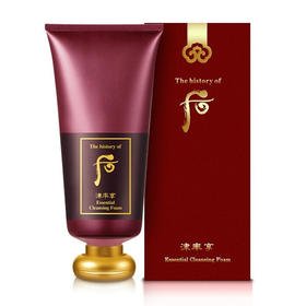 后津率享红华凝香精华洁面液 180ml 温和营养保湿清洁紧致