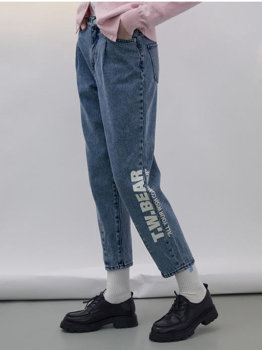 TeenieWeenie小熊字母牛仔长裤TTTJ221102T 商品图1