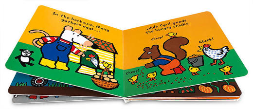 小鼠波波的农场 英文原版 Maisy's Farm 小鼠波波立体场景系列 儿童英语启蒙游戏操作玩具书 Lucy Cousins 英文版进口原版书籍 商品图2