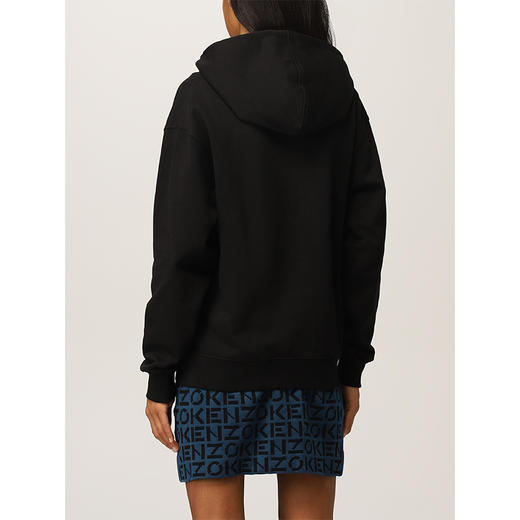 KENZO 高田贤三 小虎头连帽 女士卫衣 黑色 FA62 SW661 4MO 99 商品图2
