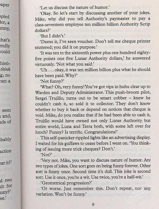 罗伯特·海因莱因:严厉的月亮 英文原版 The Moon 雨果奖 商品图7